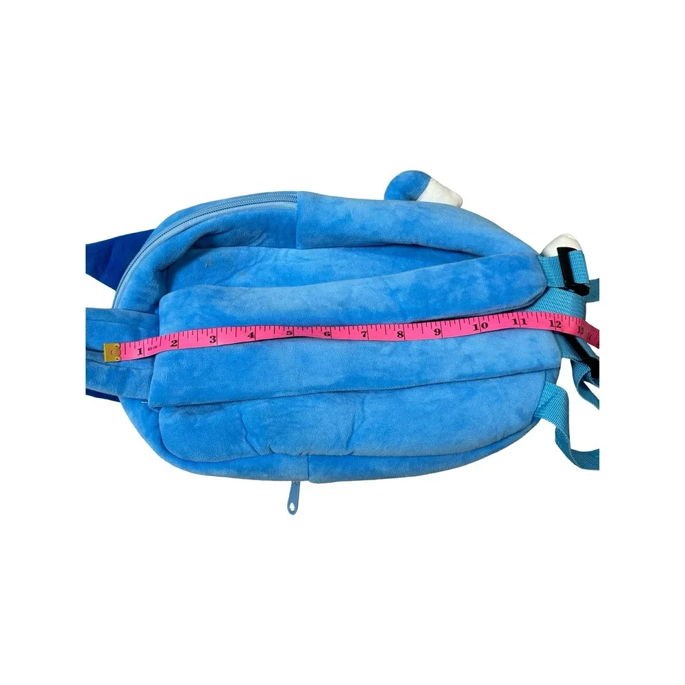 Bluey Plush Backpack Toddler Kids Blue Soft Stuffed Character Bag 12 Inch